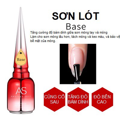 Base gel AS red - liên kết sơn gel