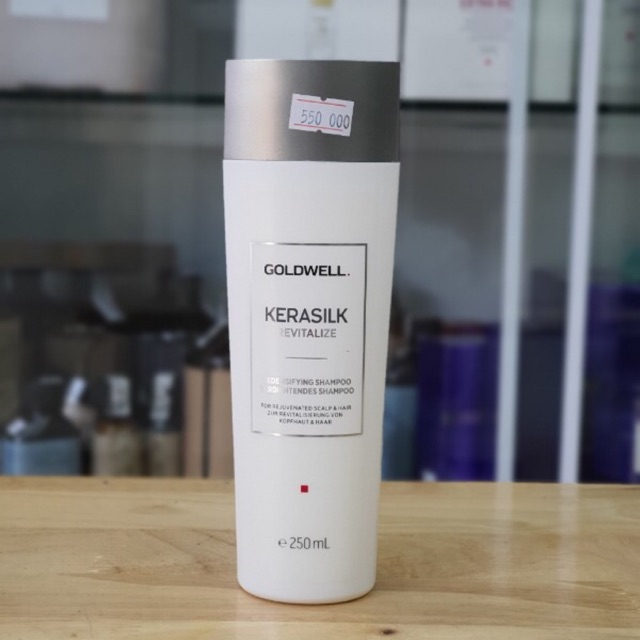 DẦU GỘI KÍCH THÍCH MỌC TÓC GOLDWELL KERASILK REVITALIZE REDENSIFYING 250ML CAM KẾT CHÍNH HÃNG Ạ!