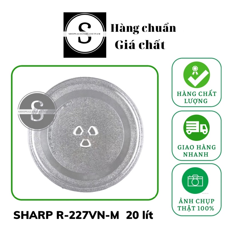 Đĩa lò vi sóng SHARP 20 lít R-G227VN-M chính hãng ( Rg227vnm)