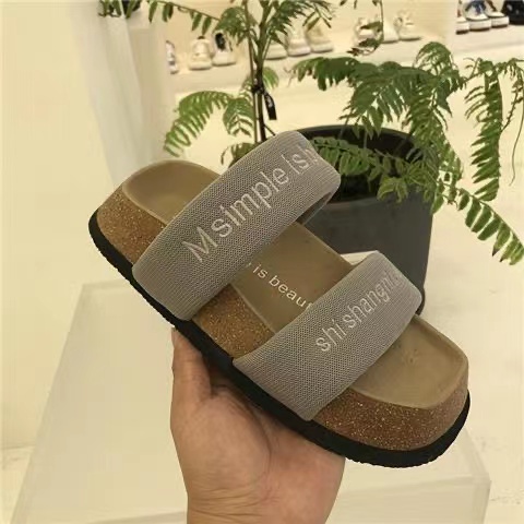 Dép Quai Ngang Đính Nơ Thiết Kế Mới Thời Trang Mùa Xuân Hè Theo Phong Cách Âu Mỹ