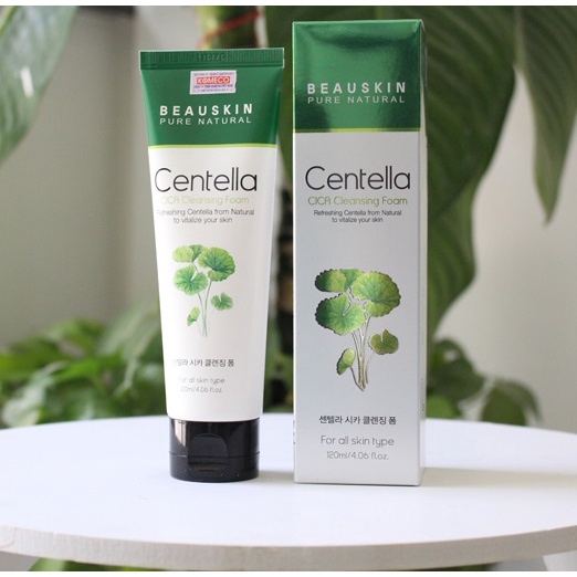 Combo Sữa Rửa Mặt Và Tẩy Da Chết Cica Beauskin Trắng Da, Xóa Mụn Hàn quốc 120ml/Hộp- HÀNG CHÍNH HÃNG