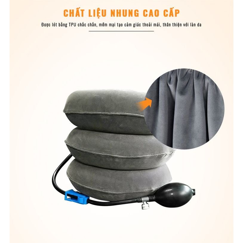 Đai Cổ Hơi Kéo Giãn Cổ Thiết Bị Nâng Cổ Hơi , Hỗ Trợ Điều Trị Đau Mỏi Cổ, Gáy