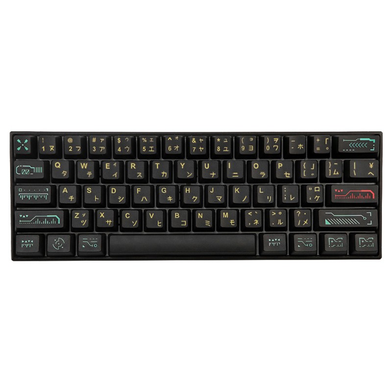 zzz Mechanical Keyboard OEM Profile DYE-SUB Keycap For GH60 GK64 71 Keys PBT Keycaps