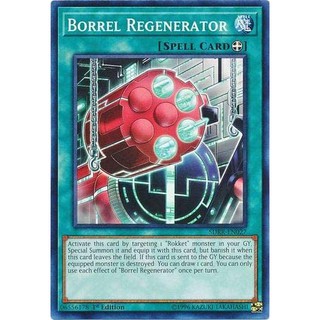 Thẻ bài yugioh - borrel regenerator - sdrr-en027 - common 1st edition rokket revolt singles