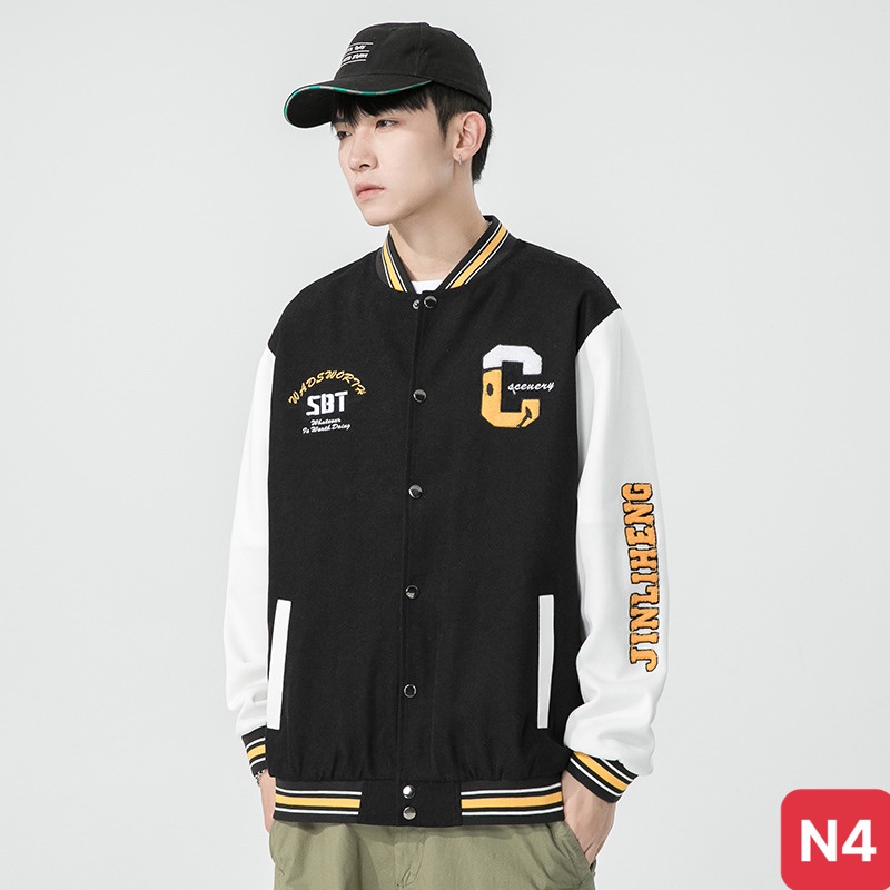 Áo khoác nỉ hoodie nam nữ form rộng kiểu dáng bóng chày màu đỏ ADOSHOP11 nhiều mẫu mới đẹp