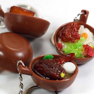 Mndatyt Móc khóa hình đồ ăn sáng tạo và độc đáo