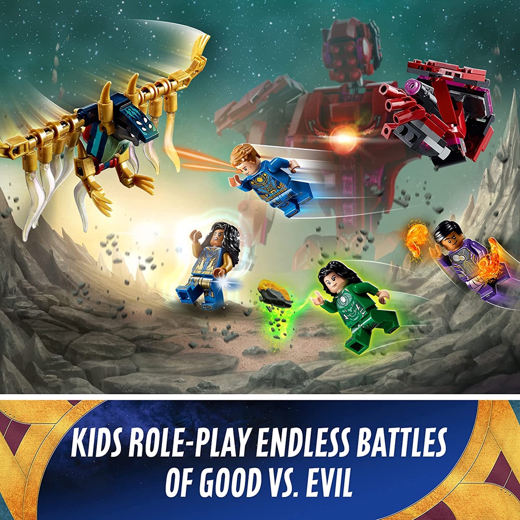 Lego Super Heroes Eternals 76155 - In Arishem’s Shadow - Bộ xếp hình Lego Trong bóng tối của Arishem