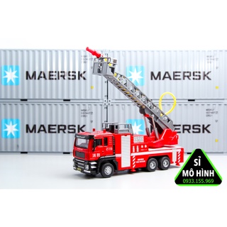 Mô hình xe cứu hoả phun nước