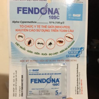 Combo 5 gói Fedona thuốc diệt con trùng 65k