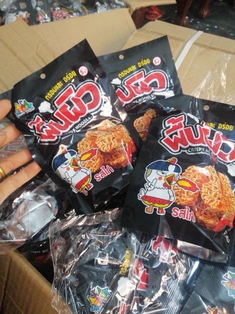 SNACK MÌ GÀ VIÊN THÁI LAN MÌ GÀ CAY CRISPY NOODLES