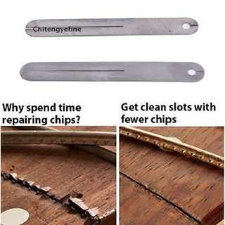CTYE 2pcs fret puller fretboard fingerboard fret repair tool protector steel plate FINE