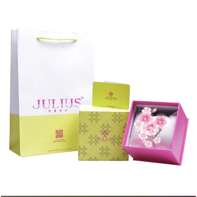 [Sale 30%] Đồng hồ Nam Julius chính hãng Hàn Quốc JAH 129C Xám