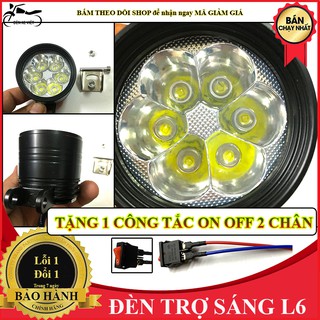 [CÓ VIDEO TEST - TẶNG CÔNG TẮC] 1 chiếc Đèn Trợ Sáng L6 SÁNG NGON GIÁ RẺ nhẹ điện - Lắp xe máy, oto, xe điện