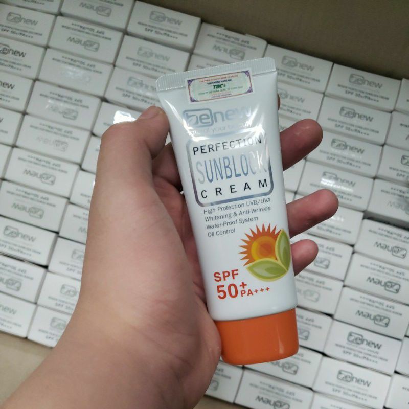 kem chống nắng benew perfection sunblock cream