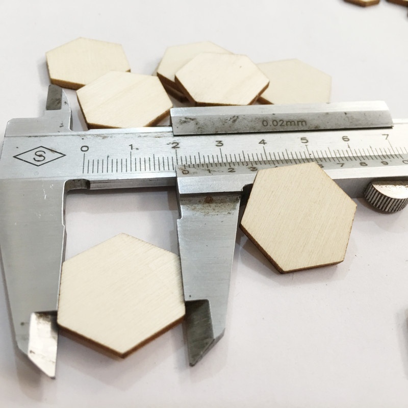 Set 100 Miếng Gỗ Hình Lục Giác Dùng Để Lắp Ráp Thủ Công Dành Cho Các Bé