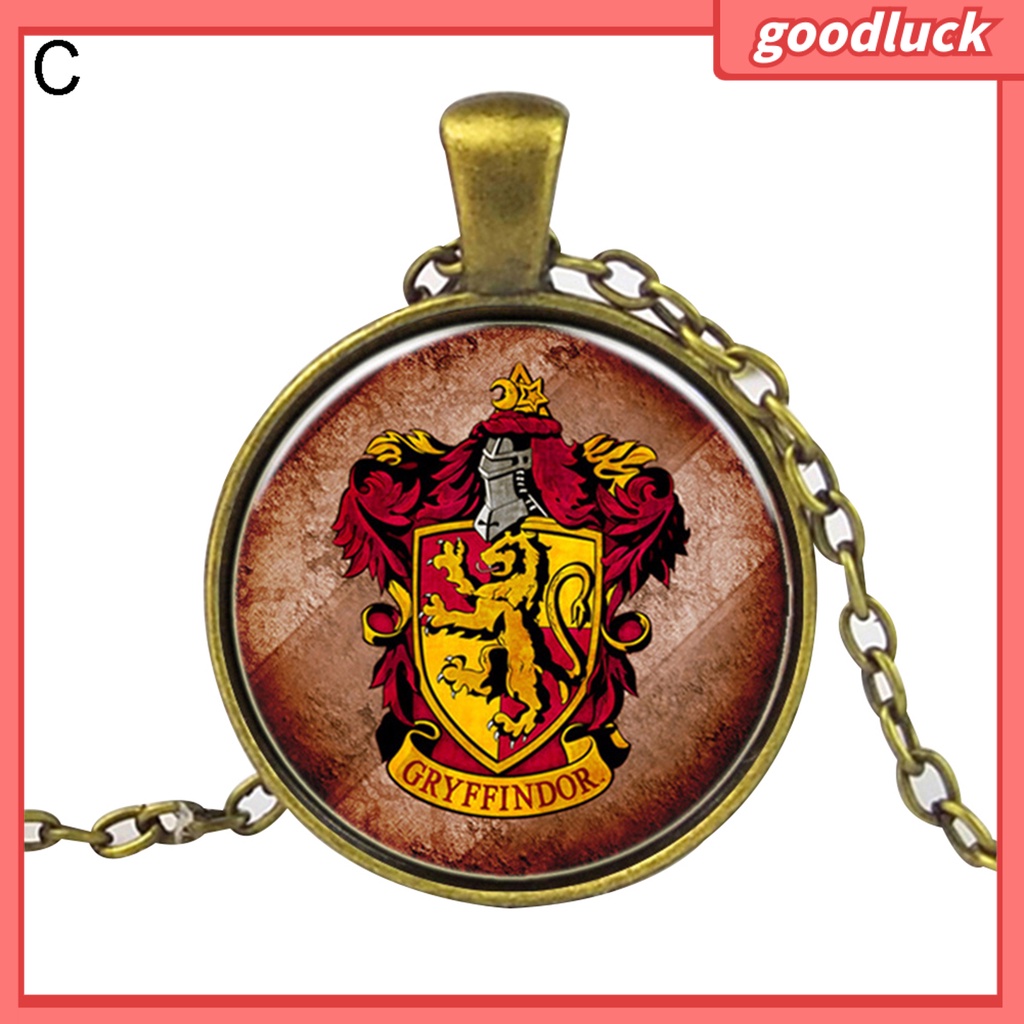 Dây chuyền hợp kim phối mặt phong cách Vintage chủ đề phim Harry Potter