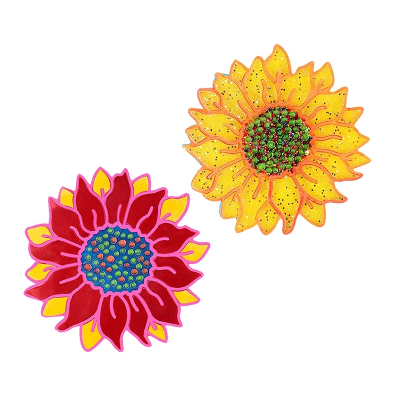 Set 5 Khuôn Silicone Làm Đồ Trang Sức Hình Hoa Hướng Dương