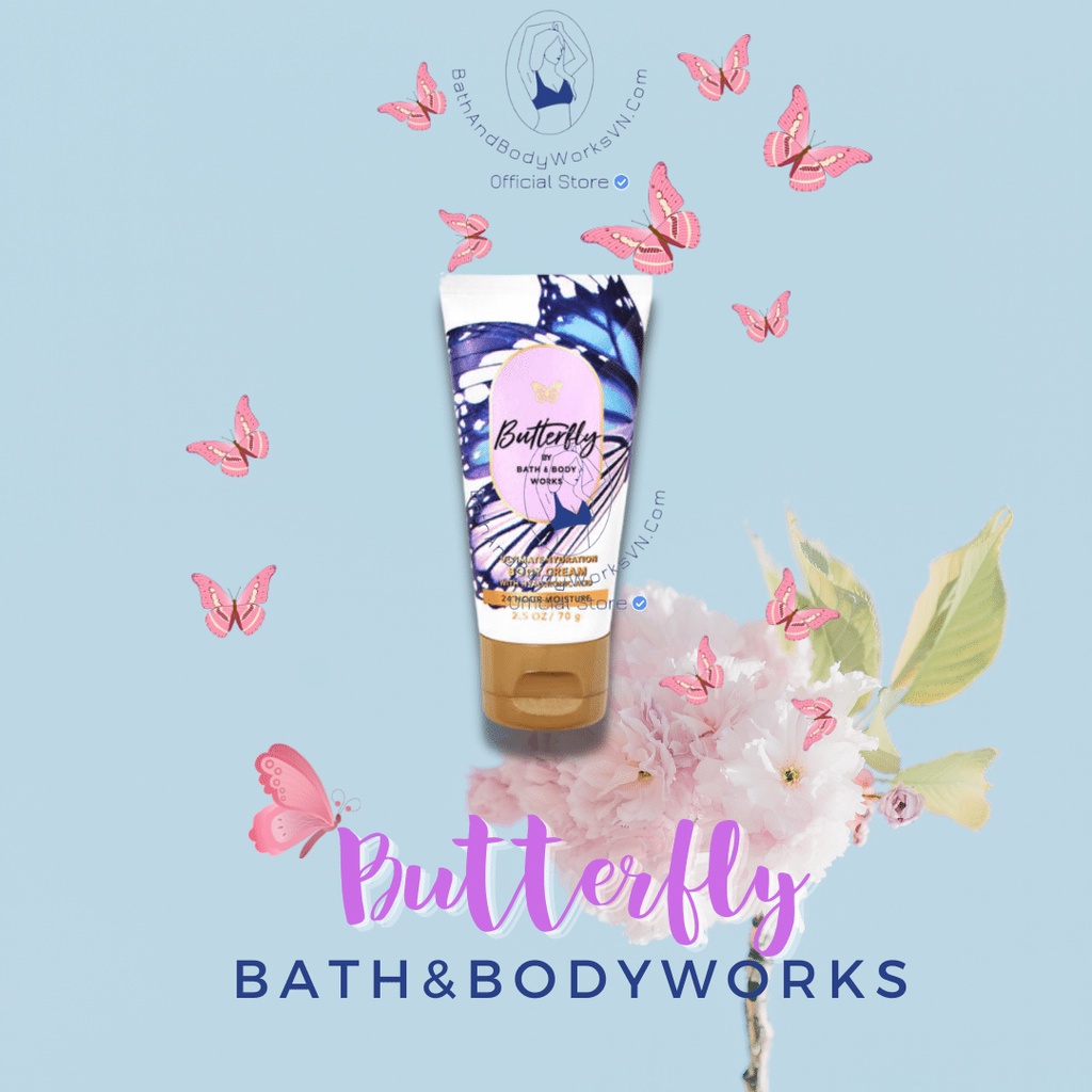 Butterfly | Dòng sản phẩm Bath And Body Works làm sạch da, dưỡng thể.