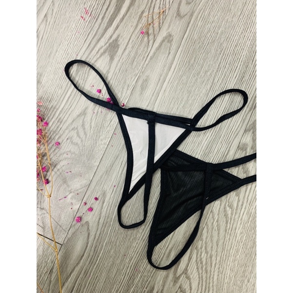 Che tên sản phẩm -Ck057 quần lọt khe thun lưới trơn viền đen - quần lót nữ-CAMLUU99