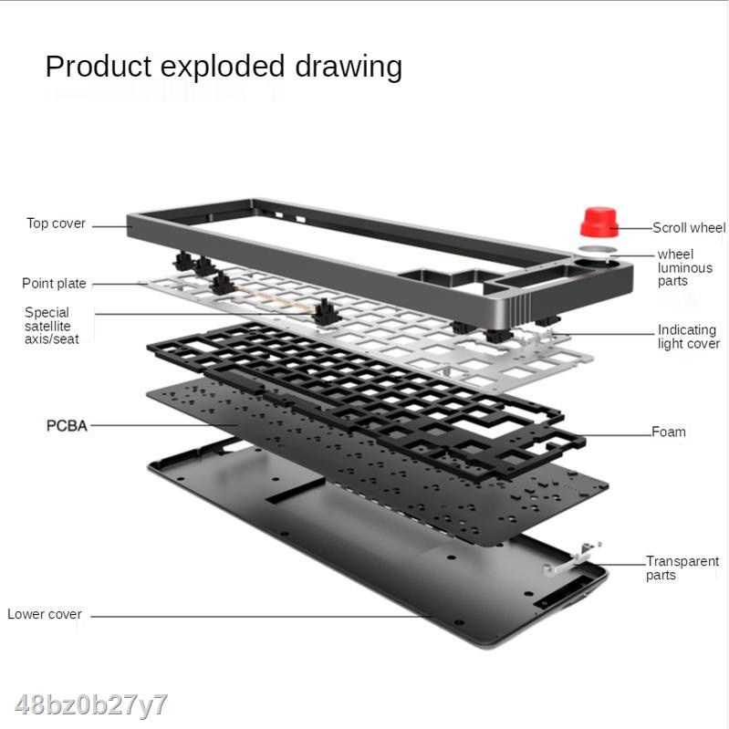 Loại Tốt Bàn Phím Cơ DIY Hotswap Tm680 Có Dây Tương Thích Switch Cherry Mx Gateron Kailh