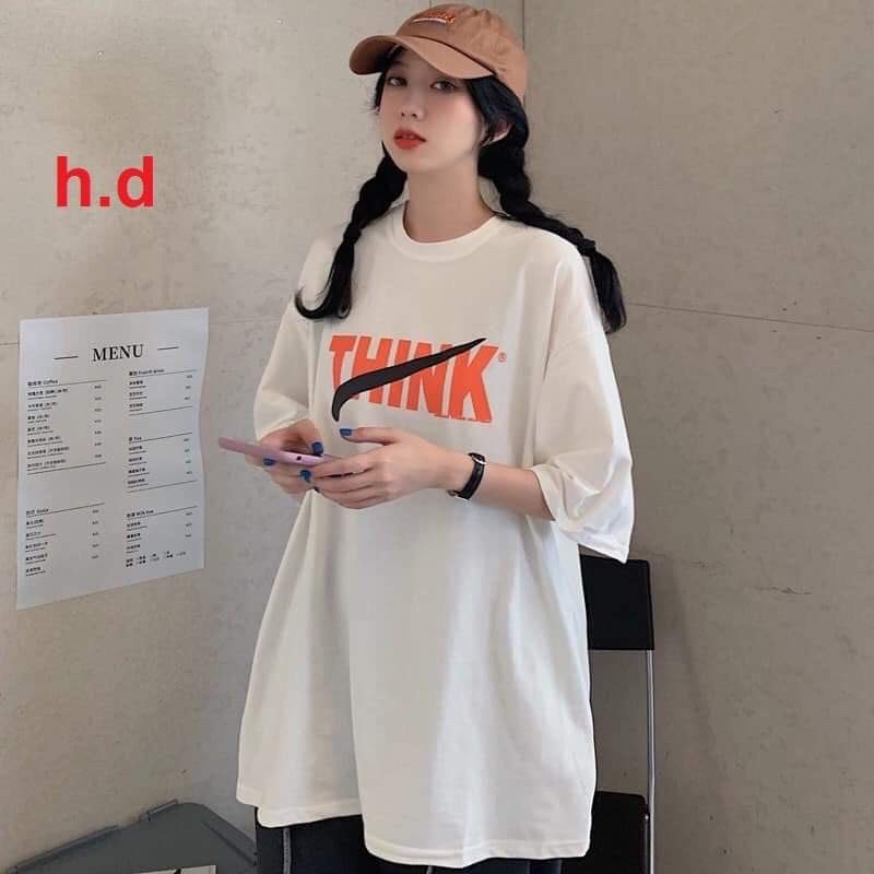 Áo phông THINK gạch chéo HD6