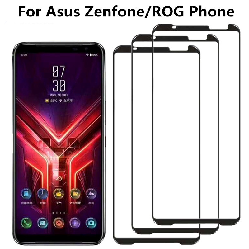 Kính cường lực bảo vệ toàn màn hình cho Asus Zenfone 6 ZS630KL/6Z/ROG Phone 5 3 II ZS660KL ZS661KS ZS673KS