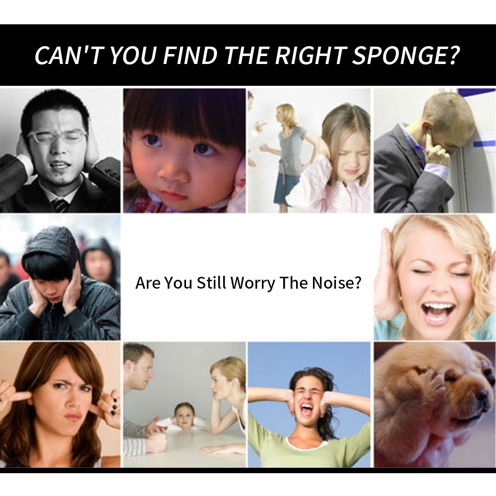 Set 2 đệm xốp bọc tai nghe nhét tai T400 QKZ