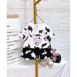 Bộ bò sữa cotton cho bé