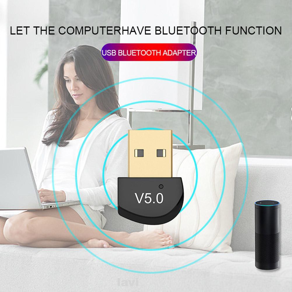 Bộ Chuyển Đổi Âm Thanh Không Dây V5.0 Kết Nối Bluetooth Cho Laptop