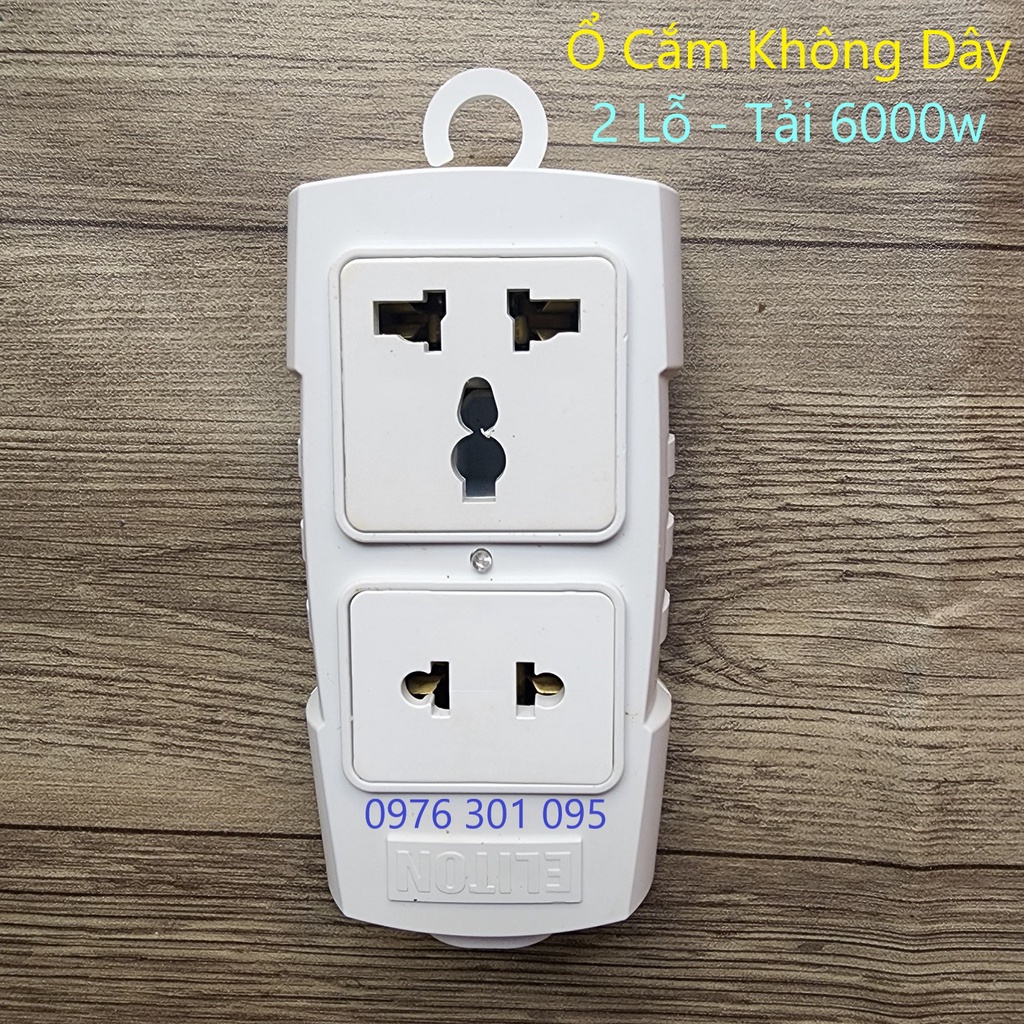 Ổ Cắm Không Dây Chịu Tải 6000w - 4 Lỗ