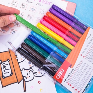 Bút dạ 12 màu deli C10003