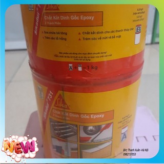 (Gọi Ngay giá tốt 0982157053 22k ship)Sika dur 31CF - 1.2kg - Chất Kết Dính Gốc Epoxy Hai Thành Phần, Keo Khoan Cấy Thép
