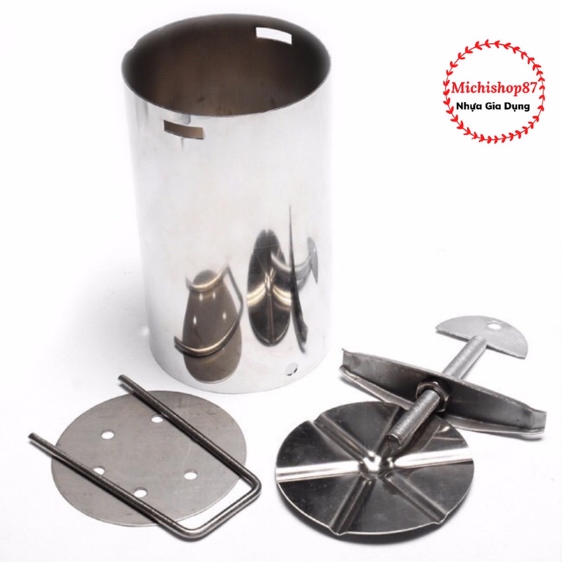 Khuôn Làm Giò Xào, Chả Bằng Inox Loại 1Kg, 2Kg - Khuôn Làm Giò Thủ Inox Cap Cấp