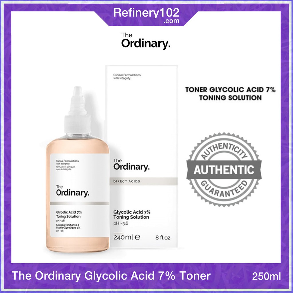  Toner tẩy da chết The Ordinary Glycolic Acid 7% Toning Solution 240ml