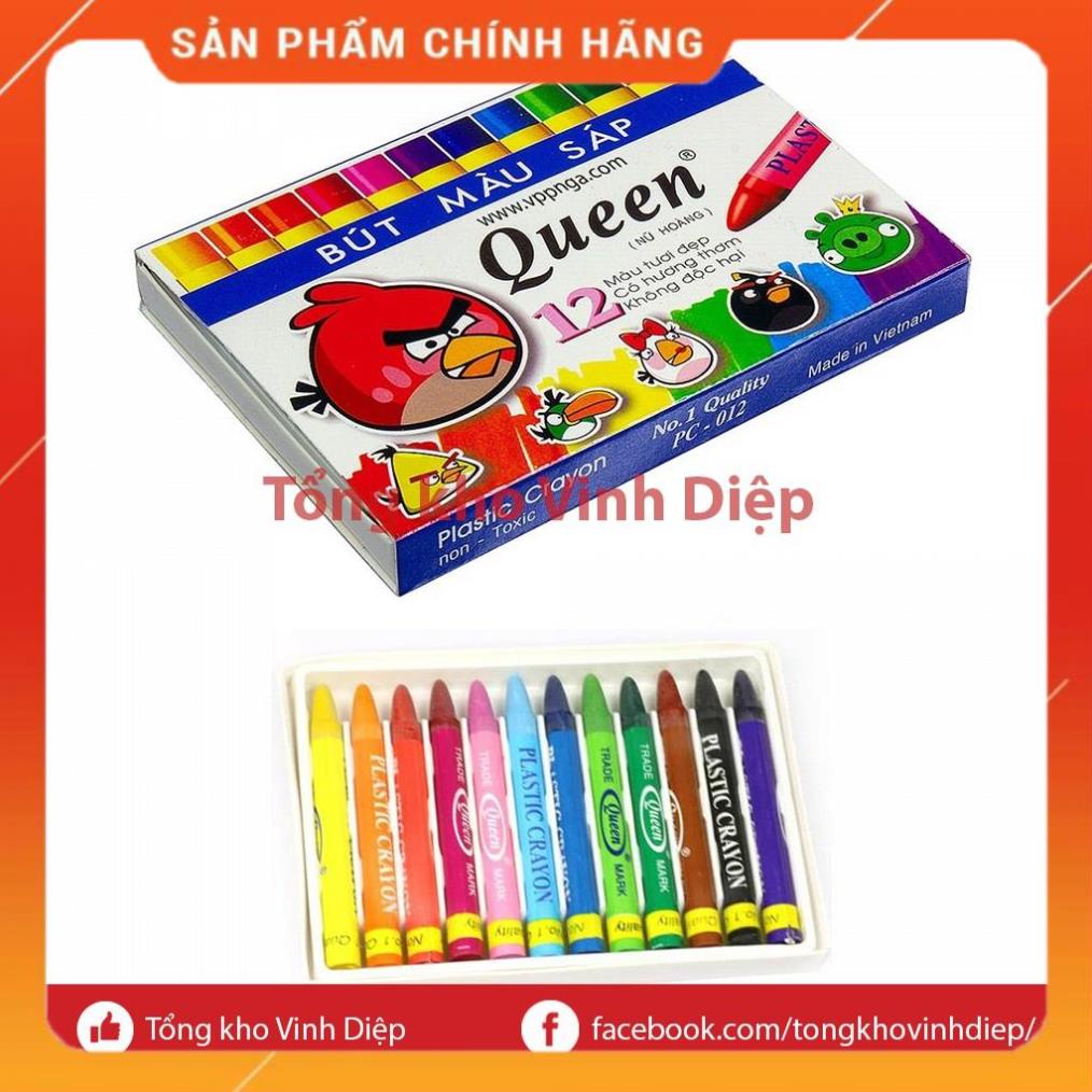 Bút sáp màu thơm Queen 12 và 18 màu