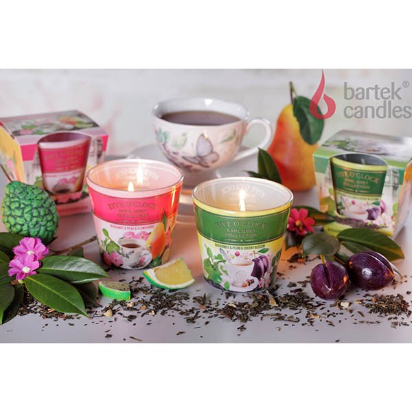 Ly nến thơm Bartek Candles BAT0556 Five O'clock 115g (Hương trà cam)