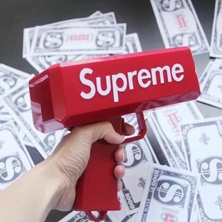 Súng bắn tiền supreme tặng kèm 100 tờ tiền hàng full box chính hãng