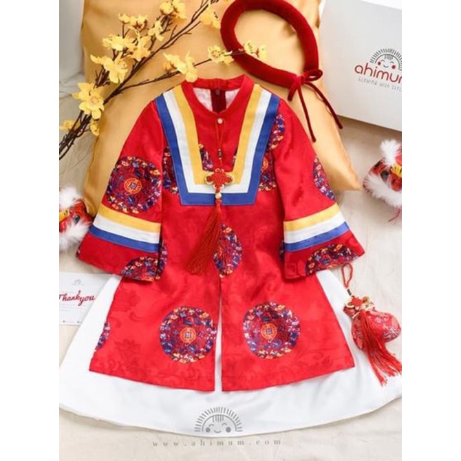 RẬP GIẤY - Áo dài Nhật Bình hiện đại TC036