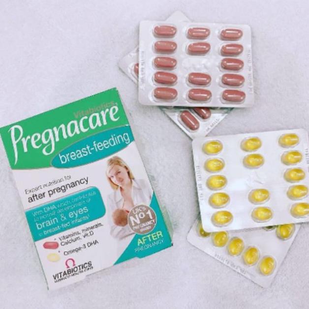 Vitamin Tổng Hợp Pregnacare Breastfeeding Giúp Lợi Sữa Và Tăng Cường Đề Kháng Cho Mẹ, Cho Con Bú Sau Sinh