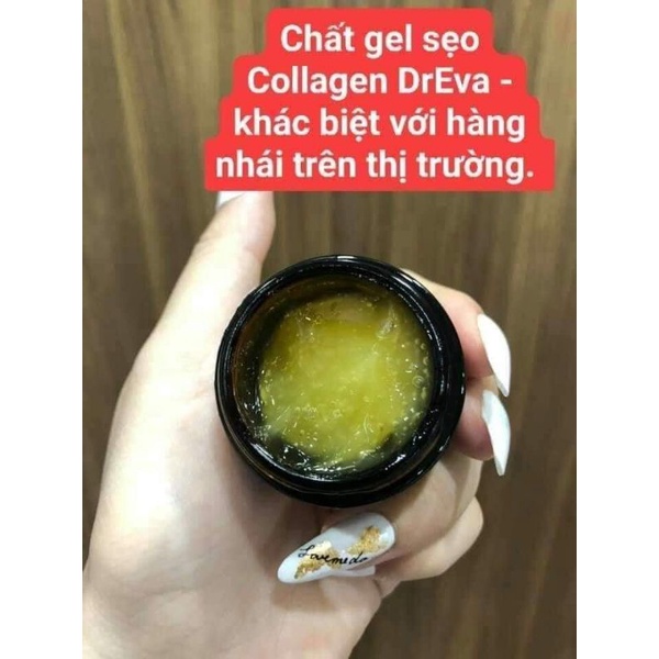 Gel sẹo collagen Dr Eva Mom 25g. Tặng kèm 10 bông tẩy trang