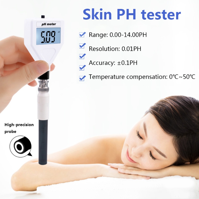 Pcf * Bút Đo Độ PH Axit / Thức Ăn / Đất / Trái Cây / Thịt / Thí Nghiệm