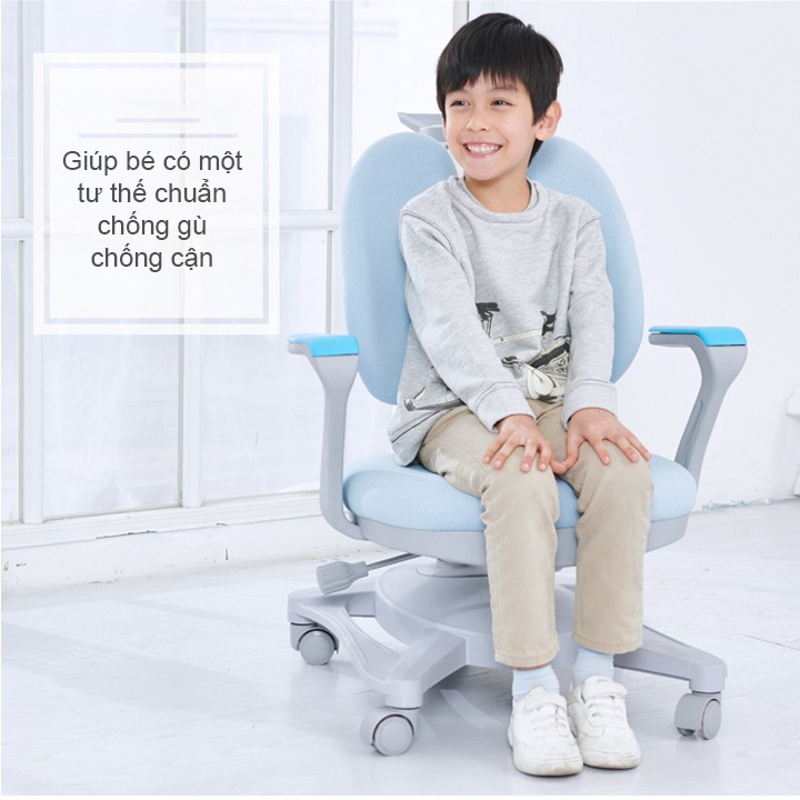 (Sẵn Hàng) Ghế Học Sinh Chống Gù Cận, Ghế Ngồi Học Sinh Cao Cấp ( Có video )