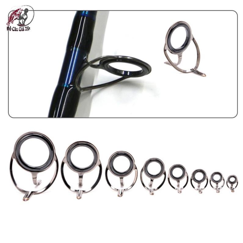 Hàng Siêu Cấp  Khoen Cần Câu Cá, Khoen Silic 3 Chân Cao Cấp