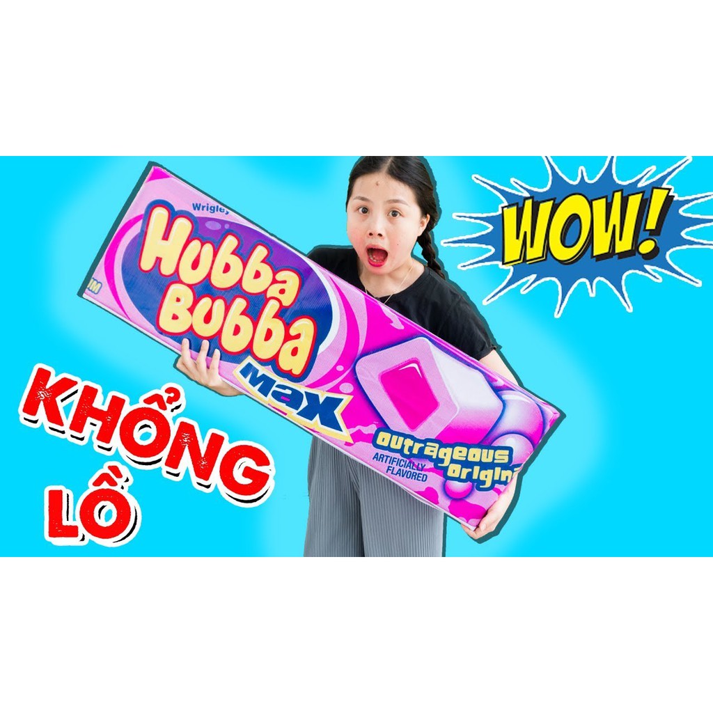 (2 loại) Kẹo gum Hubba Bubba Max thanh 35gr (5 viên)