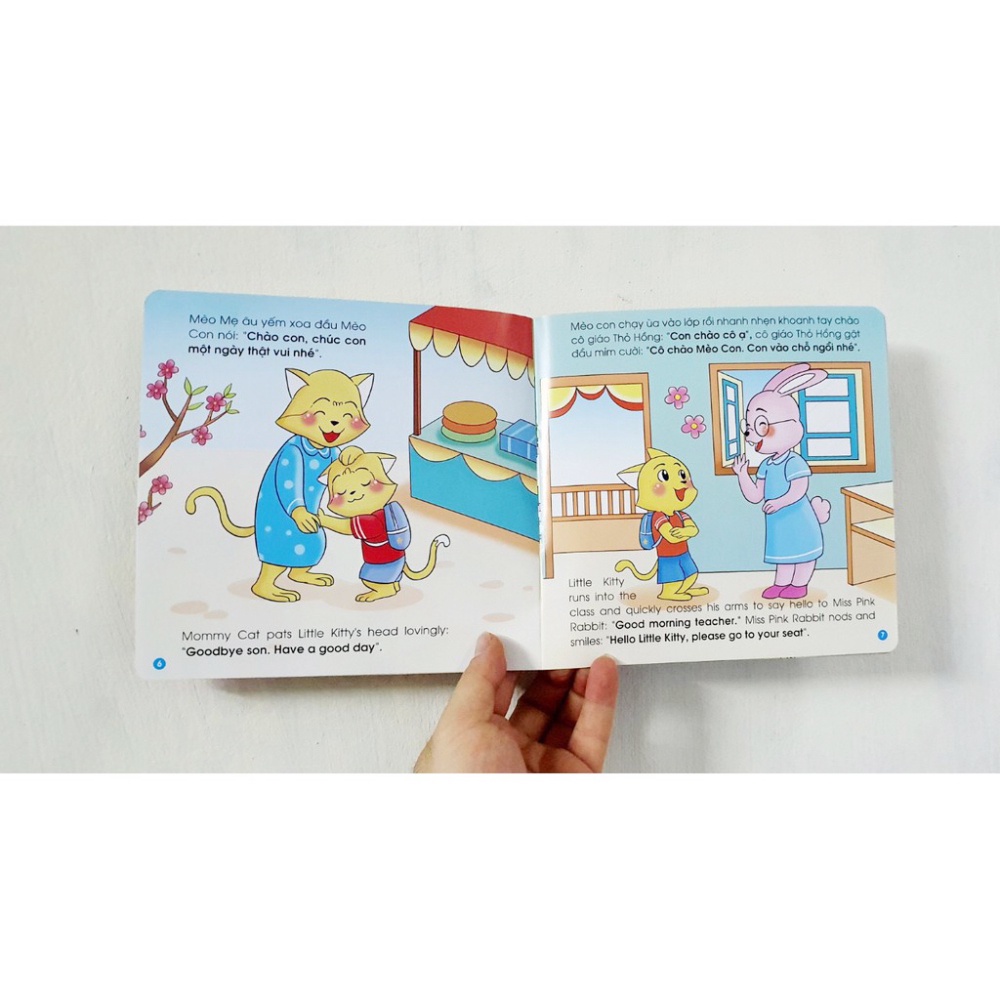 Sách - Truyện Tranh Kỹ Năng Giao Tiếp Ứng Xử Cho Bé - Phiên Bản Song Ngữ Việt Anh (Bộ 10 Quyển - Có File Đọc Tiếng Anh)