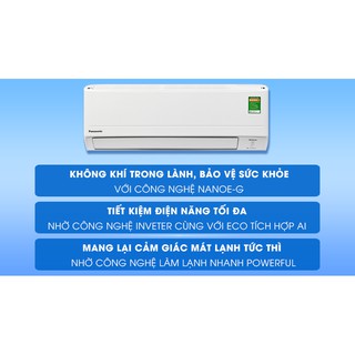 Máy lạnh Panasonic Inverter 1 HP CU/CS-PU9WKH-8M (Miễn phí giao tại HCM-ngoài tỉnh liên hệ shop)