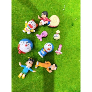 Bộ mô hình doraemon nhật không đế