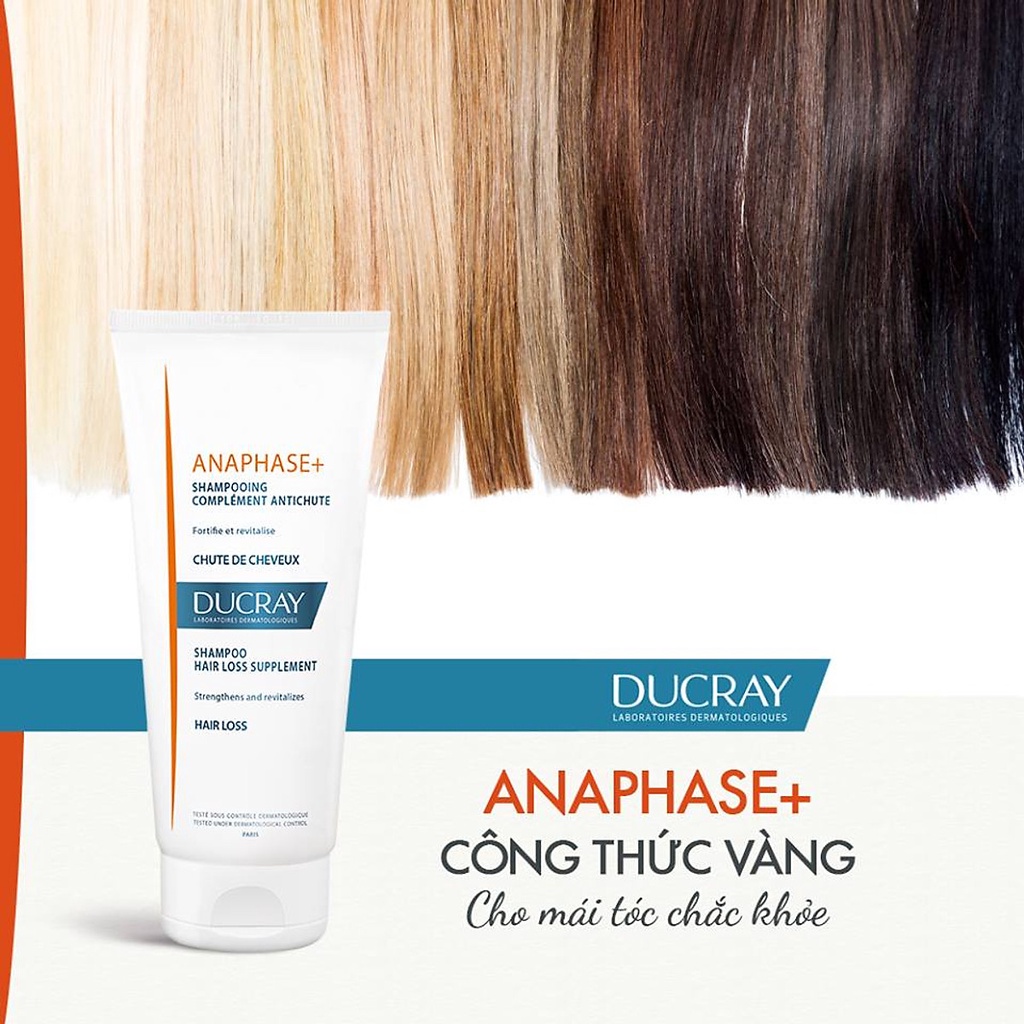 Dầu gội giúp giảm rụng tóc DUCRAY ANAPHASE+ SHAMPOO 200ml