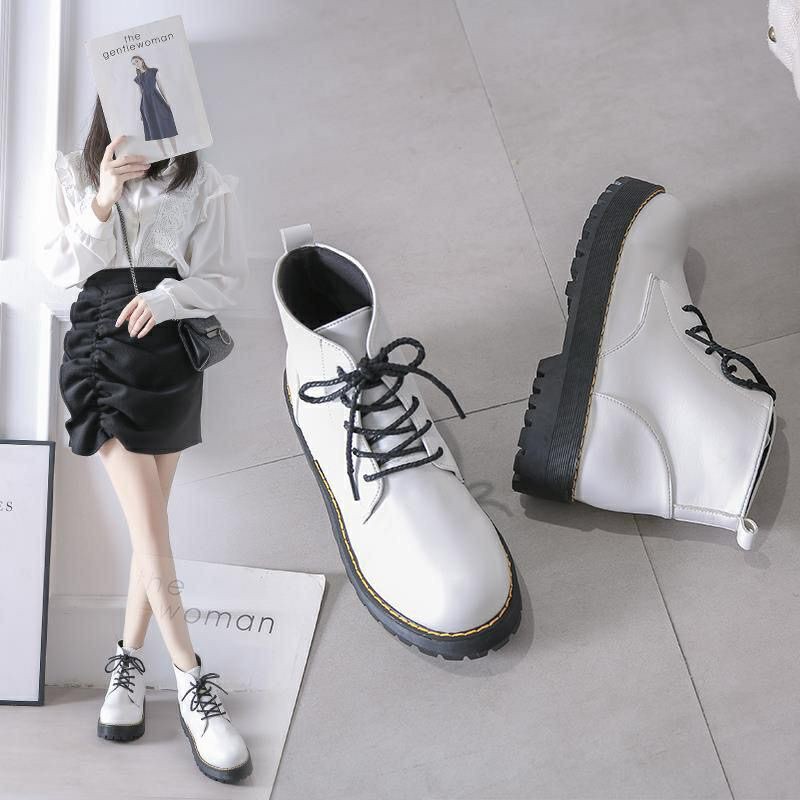 Giày bốt nữ cổ lửng, Bốt nữ thấp cổ hot trend phong cách Hàn Quốc | BigBuy360 - bigbuy360.vn