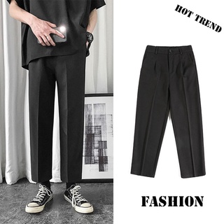 Quần âu nam dáng baggy ống rộng , vải chuẩn , co dãn , phong cách Hàn Quốc